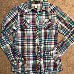 Cowgirl long sleeve button up shirt